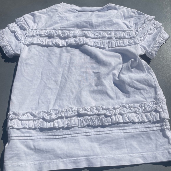 DSQUARED2 White Ruffled T-Shirt - Picture 7 of 7